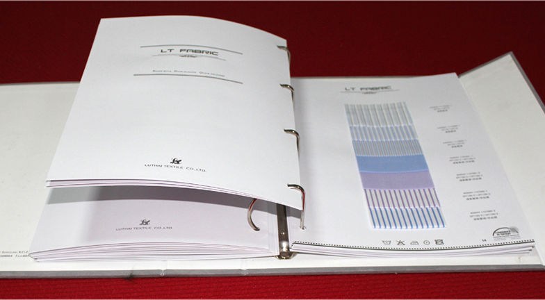 纺织品实样册 